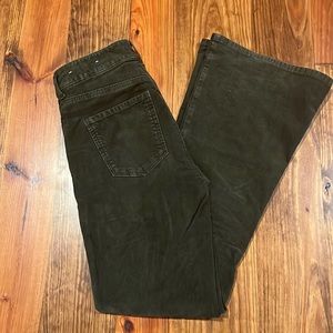 American eagle super high waisted corduroy pants, 4R